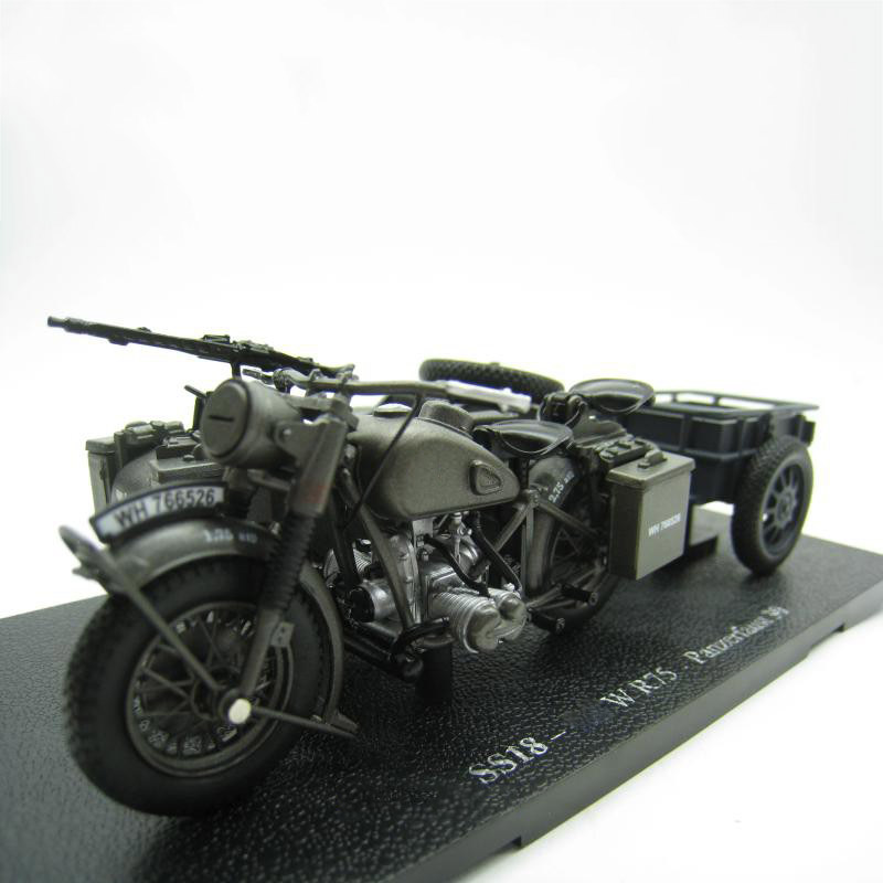 1/24 World War II German Army BMM R75 Three-wheeled Motorcycle 750 Prototype Simulation Alloy Car Vehicle Model Collection Gift 1/24 World War II German Army BMM R75 Three-wheeled Motorcycle 750 Prototype Simulation Alloy Car Vehicle Model Collection Gift