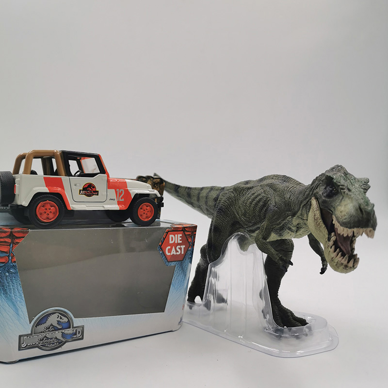 1/43 Scale 12.2CM Alloy Metal Diecast Wrangler Jurassic SUV Auto Car Model Toys For Children Kids Gifts Collection