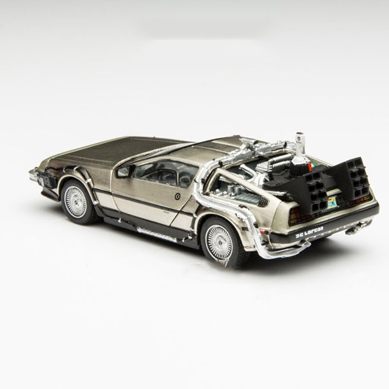 1/43 Scale Metal Alloy Car Diecast Model Part 1 2 3 Time Machine DeLorean DMC-12 Model Toy Back to the Future Collecection 1/43 Scale Metal Alloy Car Diecast Model Part 1 2 3 Time Machine DeLorean DMC-12 Model Toy Back to the Future Collecection