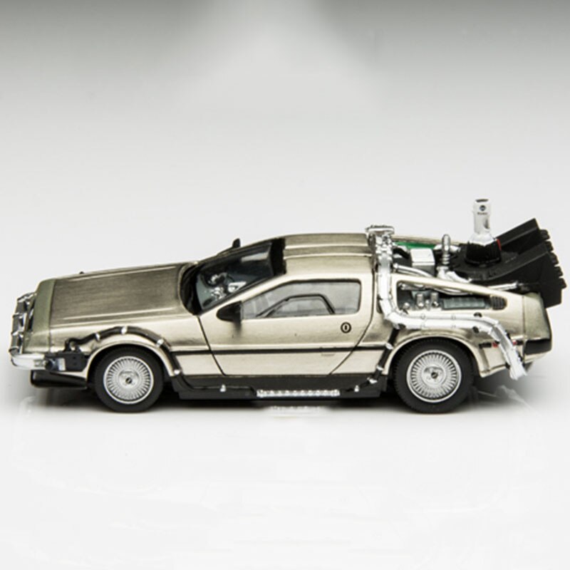 1/43 Scale Metal Alloy Car Diecast Model Part 1 2 3 Time Machine DeLorean DMC-12 Model Toy Back to the Future Collecection 1/43 Scale Metal Alloy Car Diecast Model Part 1 2 3 Time Machine DeLorean DMC-12 Model Toy Back to the Future Collecection