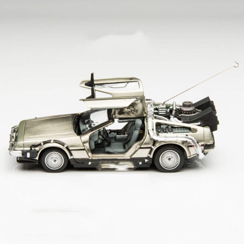 1/43 Scale Metal Alloy Car Diecast Model Part 1 2 3 Time Machine DeLorean DMC-12 Model Toy Back to the Future Collecection 1/43 Scale Metal Alloy Car Diecast Model Part 1 2 3 Time Machine DeLorean DMC-12 Model Toy Back to the Future Collecection