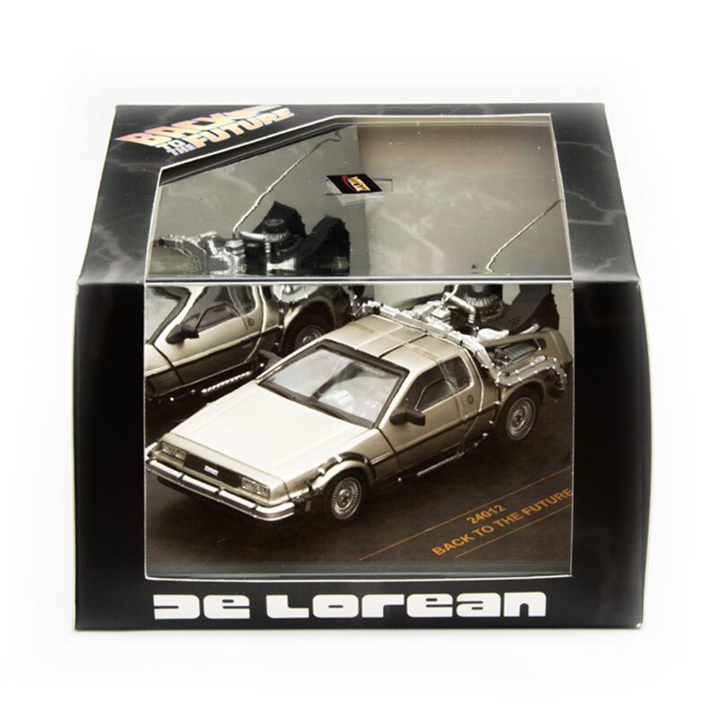 1/43 Scale Metal Alloy Car Diecast Model Part 1 2 3 Time Machine DeLorean DMC-12 Model Toy Back to the Future Collecection 1/43 Scale Metal Alloy Car Diecast Model Part 1 2 3 Time Machine DeLorean DMC-12 Model Toy Back to the Future Collecection