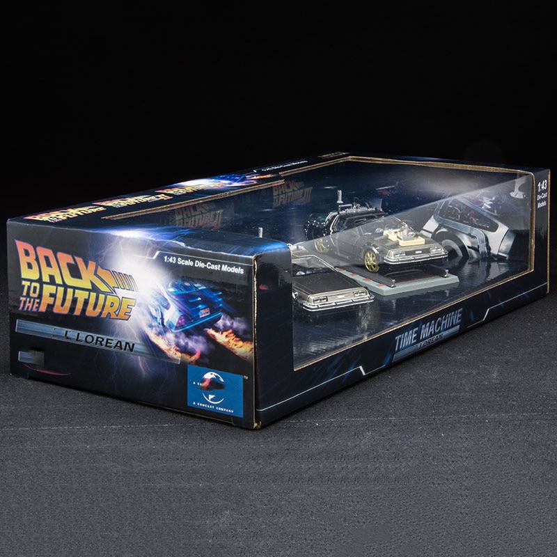 3 pcs 1/43 Scale Metal Alloy Car Diecast Model Time Machine DeLorean DMC-12 Model Toy Back to the Future Collecection 3 pcs 1/43 Scale Metal Alloy Car Diecast Model Time Machine DeLorean DMC-12 Model Toy Back to the Future Collecection