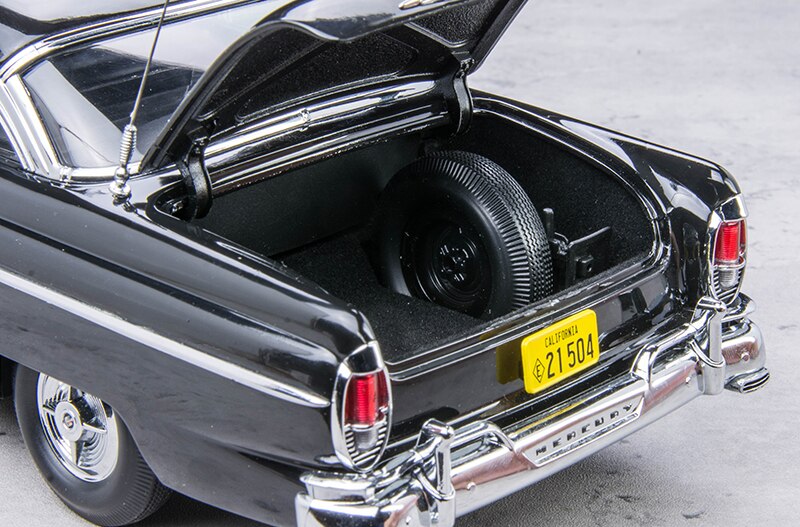 1/18 Scale Collection classic Diecast Alloy for Mercury Montclair American Police Car Model Vehicle Toy for Collections