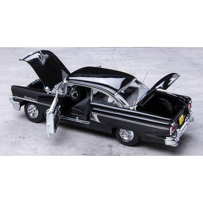 1/18 Scale Collection classic Diecast Alloy for Mercury Montclair American Police Car Model Vehicle Toy for Collections