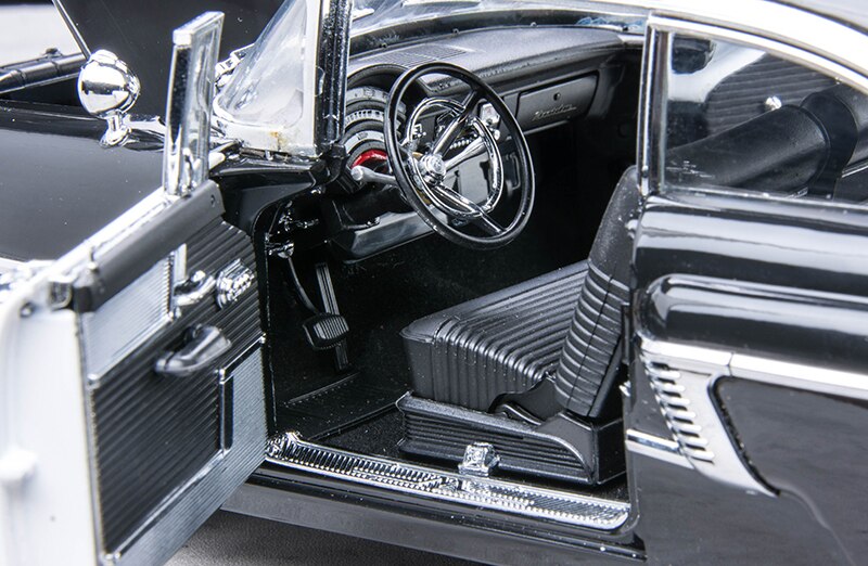 1/18 Scale Collection classic Diecast Alloy for Mercury Montclair American Police Car Model Vehicle Toy for Collections