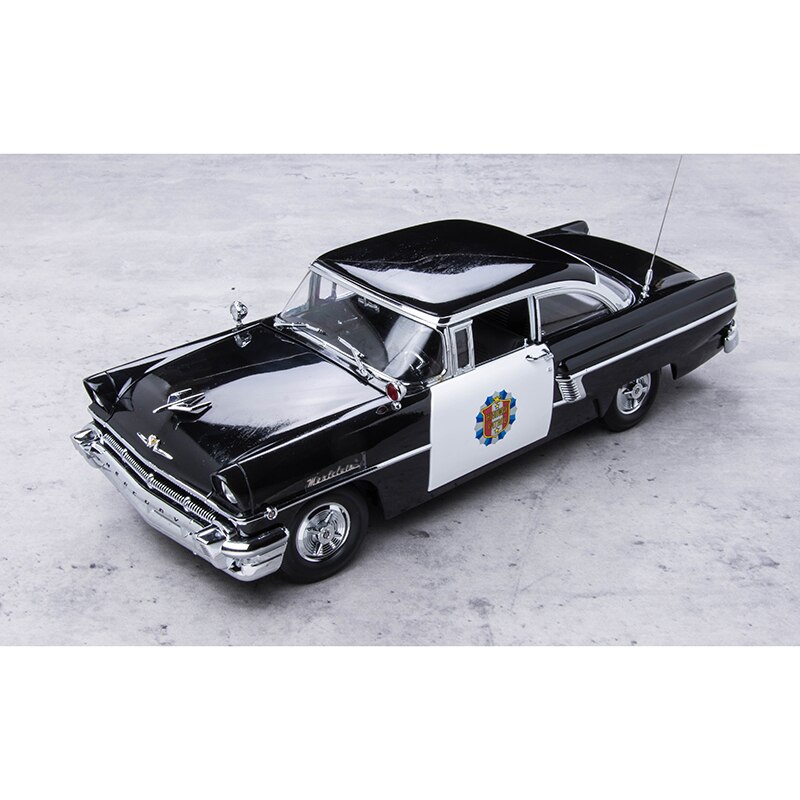 1/18 Scale Collection classic Diecast Alloy for Mercury Montclair American Police Car Model Vehicle Toy for Collections