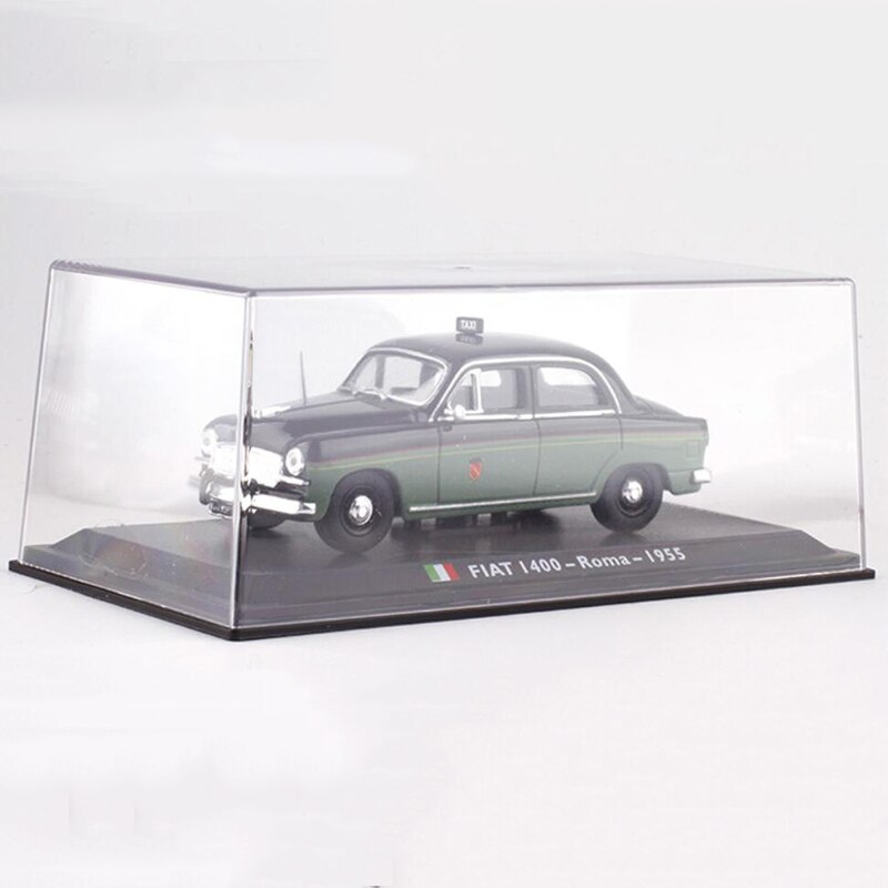 11.5CM 1:43 Scale Metal Alloy Green Color Classic FIAT 1400-ROMA 1955 Taxi Car Model Diecast Vehicles Toys For Collection 11.5CM 1:43 Scale Metal Alloy Green Color Classic FIAT 1400-ROMA 1955 Taxi Car Model Diecast Vehicles Toys For Collection