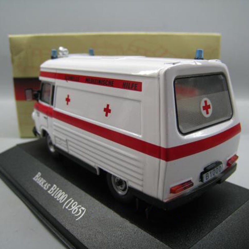1/43 Scale ATLAS 1/43 Barkas B1000 Diecast Metal Car VAN truck Model Toy For Kids Gifts Collection Original Box Static display