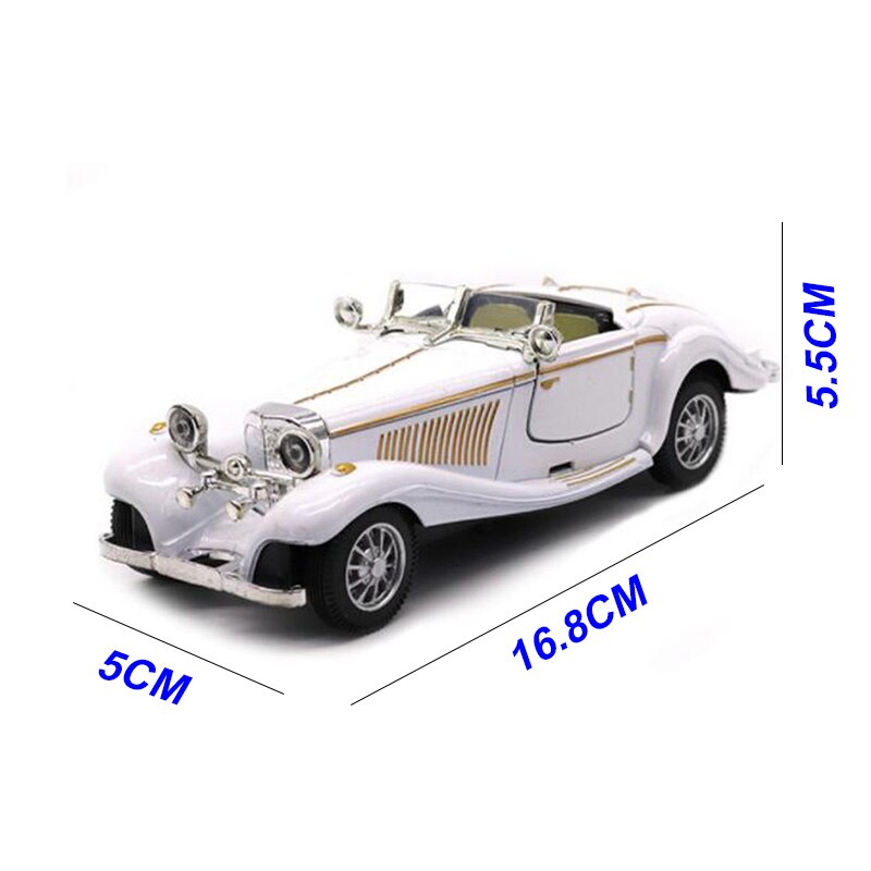 White Color 1:28 Scale 16.8CM Metal Alloy Diecasts 500K Classic Pull Back 1936 car model Vehicles Model Toys F Kids Collection White Color 1:28 Scale 16.8CM Metal Alloy Diecasts 500K Classic Pull Back 1936 car model Vehicles Model Toys F Kids Collection