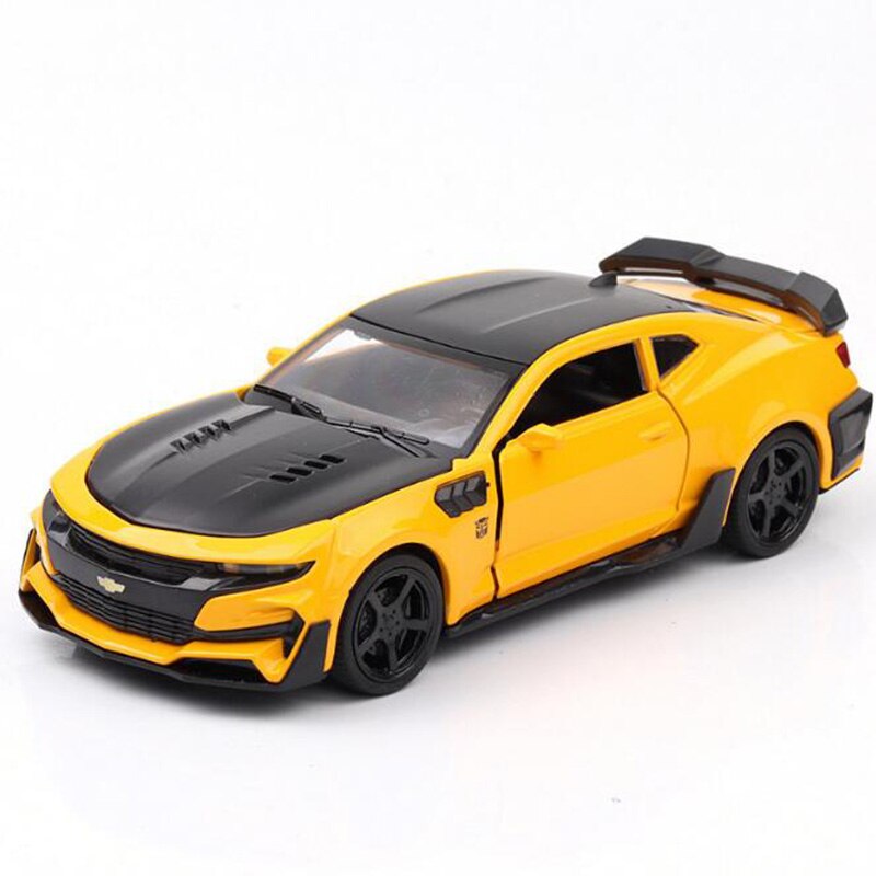 16CM 1:32 Scale 5 Colors Metal Alloy Chevrolets Camaro Racing Car Pull Back Diecast Vehicles Model Toys For Children Kids