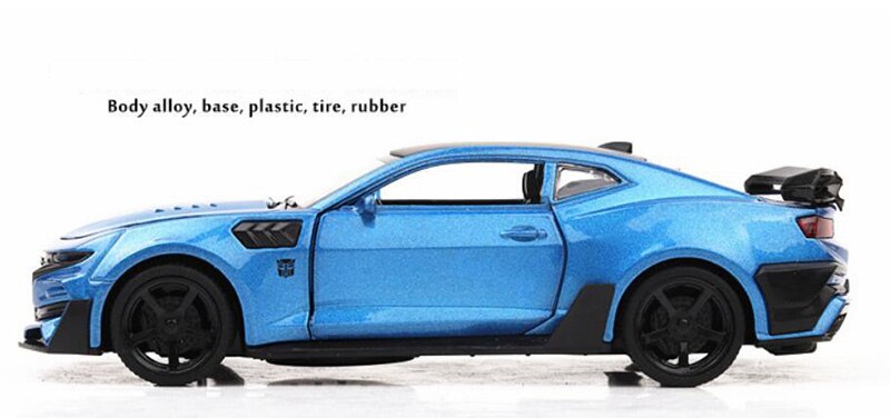16CM 1:32 Scale 5 Colors Metal Alloy Chevrolets Camaro Racing Car Pull Back Diecast Vehicles Model Toys For Children Kids