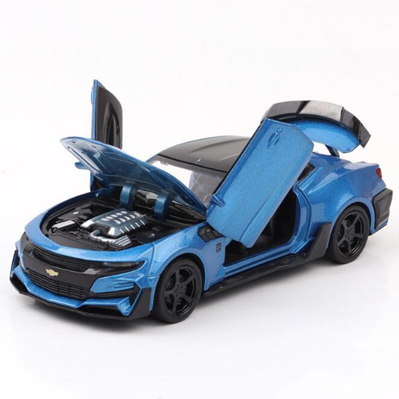 16CM 1:32 Scale 5 Colors Metal Alloy Chevrolets Camaro Racing Car Pull Back Diecast Vehicles Model Toys For Children Kids
