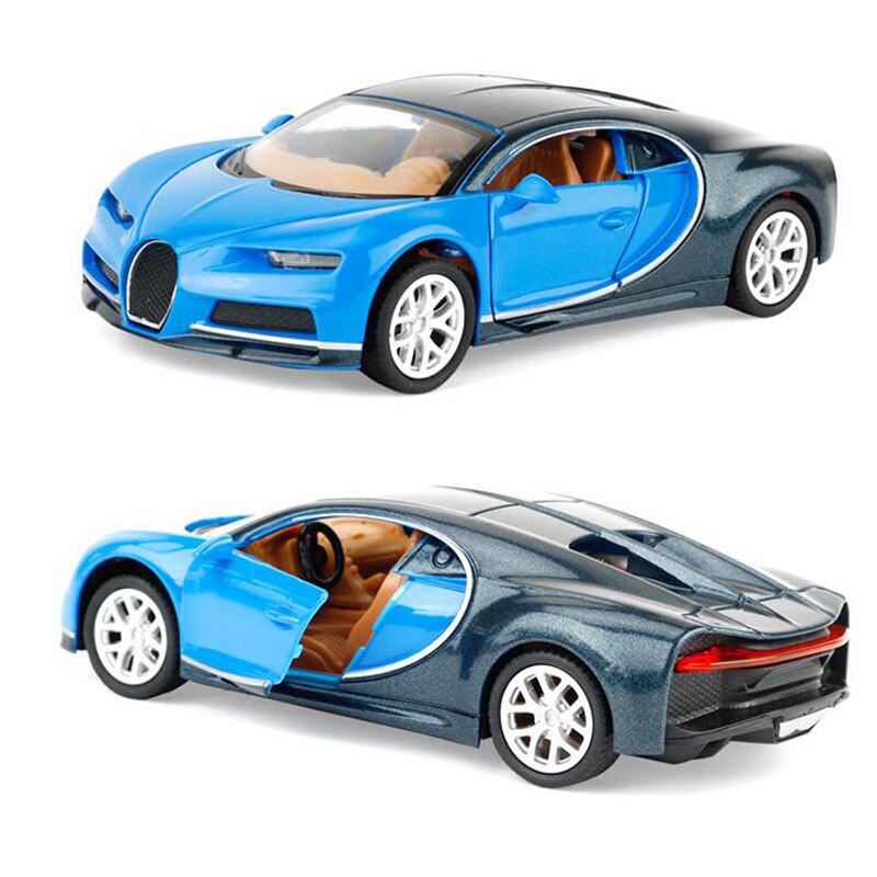 1:32 Scale Toy Car Bugatti Chiron Metal Alloy Sports Car Diecasts Vehicles Model Miniature Toys For Children Kids Collection 1:32 Scale Toy Car Bugatti Chiron Metal Alloy Sports Car Diecasts Vehicles Model Miniature Toys For Children Kids Collection