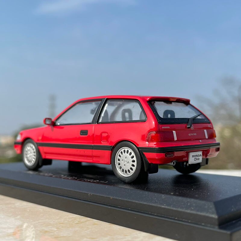 1:43 Scale Diecast Alloy Metal Right Hand Drive Civic Replica Car Model Vehicle Toy For Collection