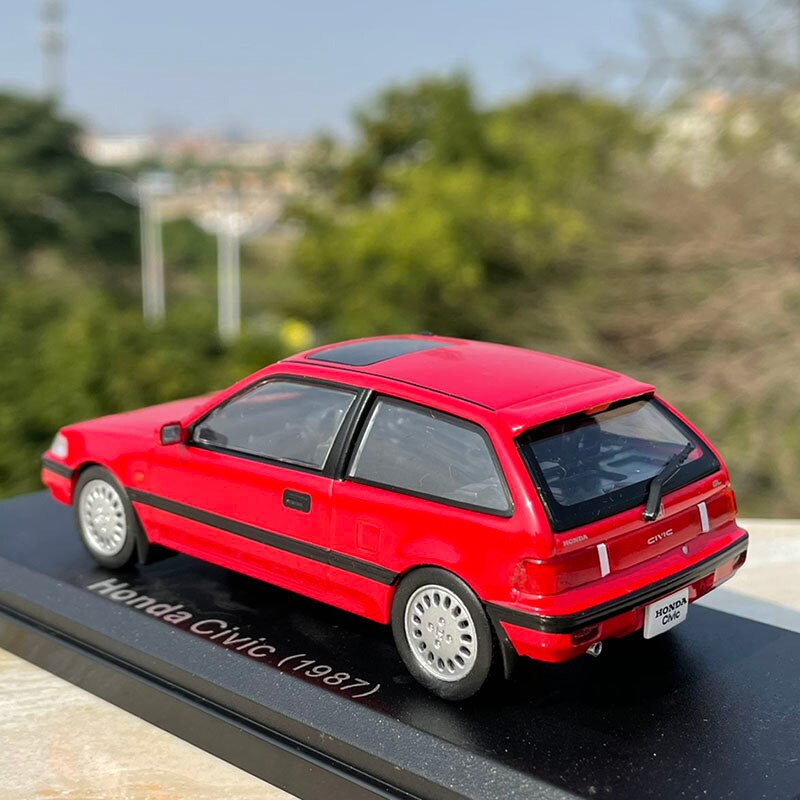 1:43 Scale Diecast Alloy Metal Right Hand Drive Civic Replica Car Model Vehicle Toy For Collection