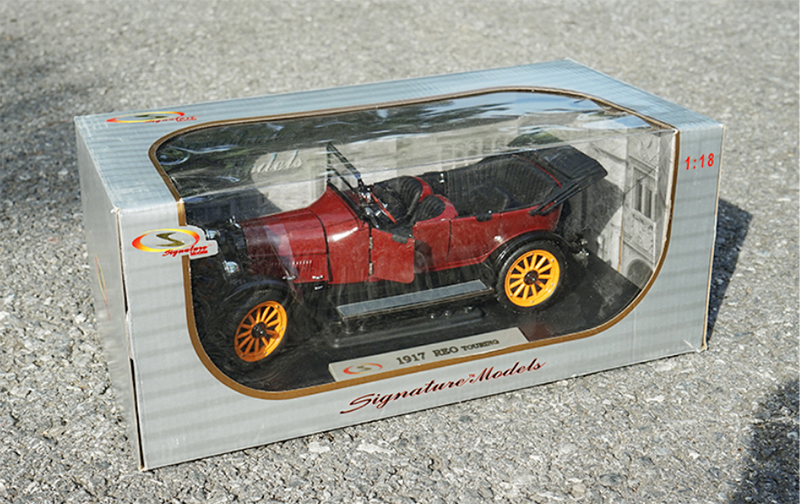 Diecast Car Model Toy 1/18 Scale Metal Alloy Classic Car Model Vintage 1917 REO Six Touring Model For Collection