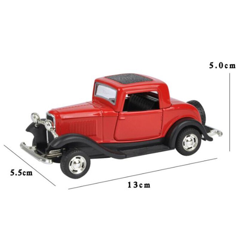 13CM 1/32 Toy Car Metal Alloy Pull Back Diecasts 1932 Classic car model Vehicles Model Toys For Children Kids Collection display