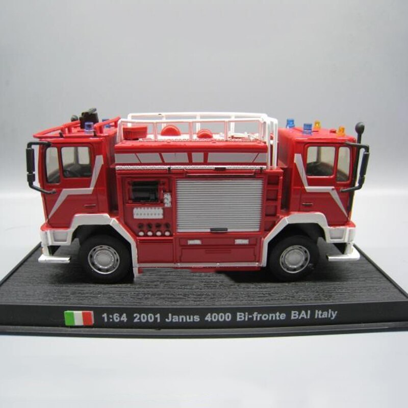 1/64 scale classic JANUS 4000 BI-FRONTE BAI Italy Fire truck vehicles diecast miniature model car collection collective gifts