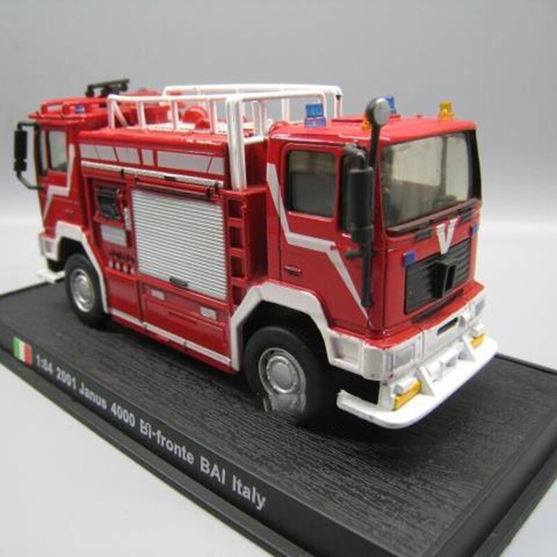 1/64 scale classic JANUS 4000 BI-FRONTE BAI Italy Fire truck vehicles diecast miniature model car collection collective gifts