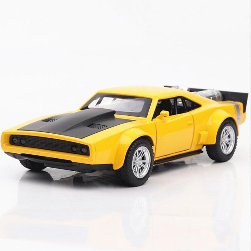 15.5CM 1:32 Scale Metal Alloy Dodge Charger Fast F8 Car Model Pull back Model Diecast Vehicles Toys F Children 15.5CM 1:32 Scale Metal Alloy Dodge Charger Fast F8 Car Model Pull back Model Diecast Vehicles Toys F Children
