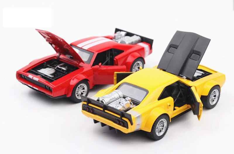 15.5CM 1:32 Scale Metal Alloy Dodge Charger Fast F8 Car Model Pull back Model Diecast Vehicles Toys F Children 15.5CM 1:32 Scale Metal Alloy Dodge Charger Fast F8 Car Model Pull back Model Diecast Vehicles Toys F Children