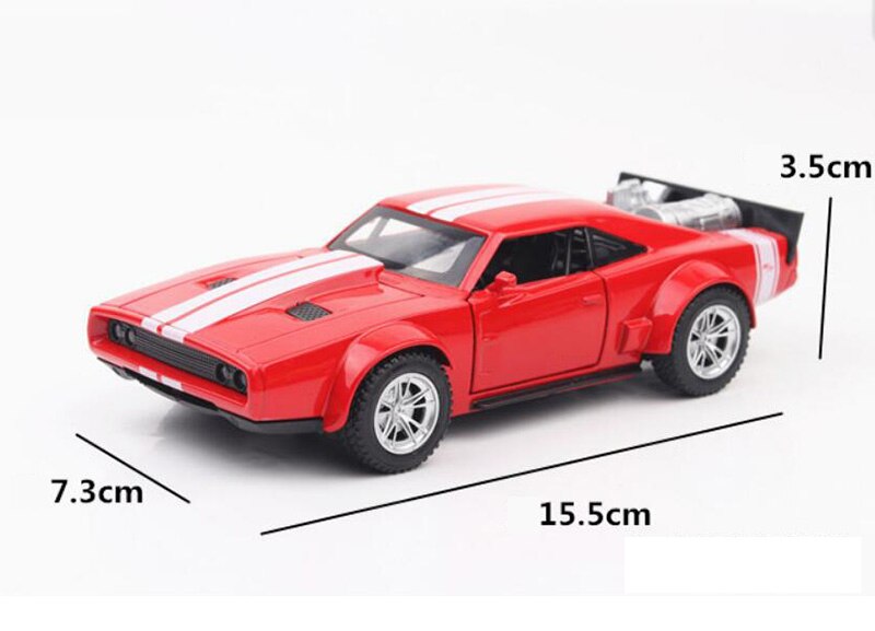15.5CM 1:32 Scale Metal Alloy Dodge Charger Fast F8 Car Model Pull back Model Diecast Vehicles Toys F Children 15.5CM 1:32 Scale Metal Alloy Dodge Charger Fast F8 Car Model Pull back Model Diecast Vehicles Toys F Children
