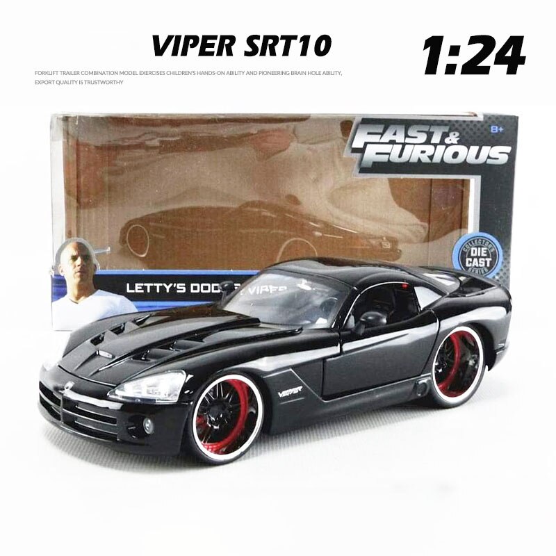 1:24 Scale Metal Alloy Advanced Car Diecast Model Fast F8 Viper SRT10 Car Model Toy For Collection 1:24 Scale Metal Alloy Advanced Car Diecast Model Fast F8 Viper SRT10 Car Model Toy For Collection