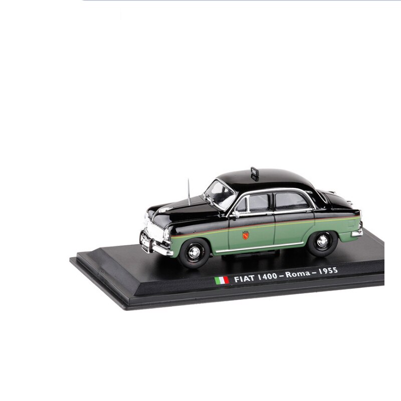 1:43 Fiat 1400 Roma 1955 TAXI Diecast Italian Car Model Collection Decoration cab classic with original box kids toys Gifts