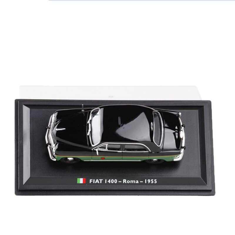 1:43 Fiat 1400 Roma 1955 TAXI Diecast Italian Car Model Collection Decoration cab classic with original box kids toys Gifts