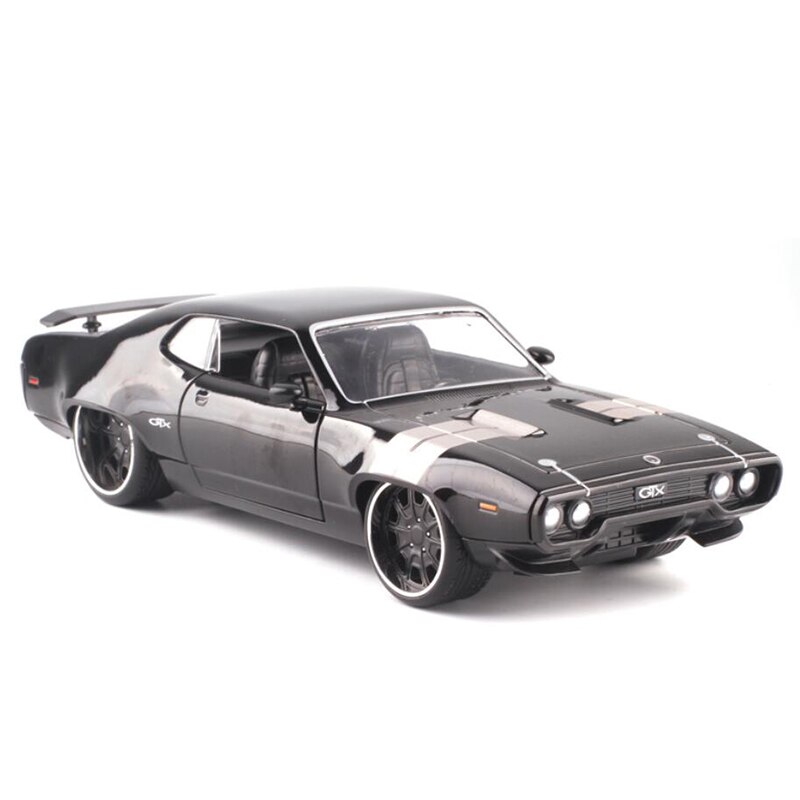 22CM 1:24 Scale Metal Alloy 1972 DOM'S PLYMOUTH GTX Fast Racing Car Model Diecast Vehicles Toy F Children Collection 22CM 1:24 Scale Metal Alloy 1972 DOM'S PLYMOUTH GTX Fast Racing Car Model Diecast Vehicles Toy F Children Collection