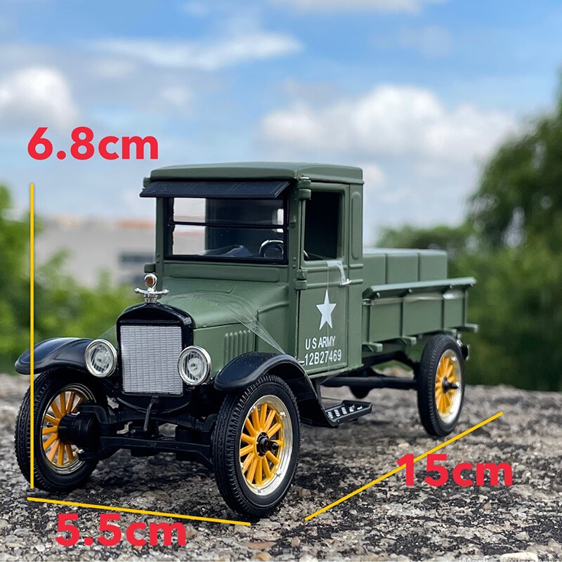 15CM 1:32 Scale Metal Alloy High Simulation Classic For Ford US 1923 Pick Up Army Truck Model Diecast Vehicles Toys collection 15CM 1:32 Scale Metal Alloy High Simulation Classic For Ford US 1923 Pick Up Army Truck Model Diecast Vehicles Toys collection