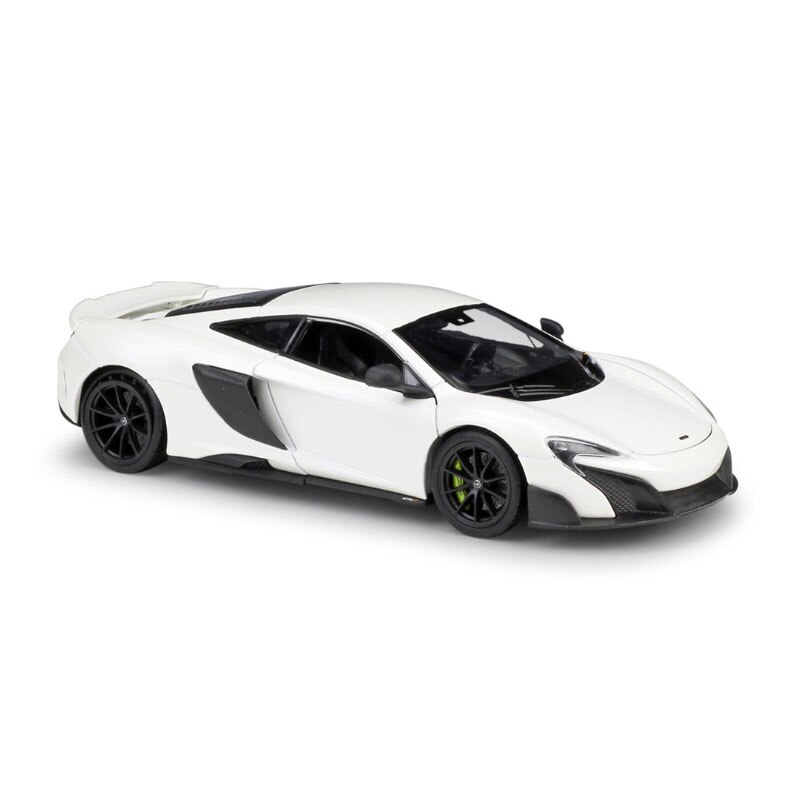 19.5cm DieCast Model 1:24 Scale Classic Sport Car Model Mclaren 675lt With Steering Wheel Control Front Wheel Steering Toys