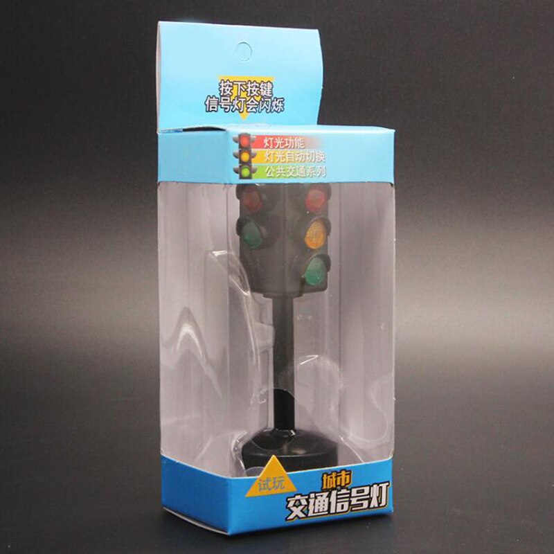 12.5CM Traffice lights model for Auto Car Vehicle Model Toys Scene Model design For Children Kids Training Gifts Collection