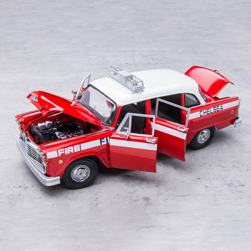 1/18 Scale Collection classic Diecast Alloy Checker A11 Fire Fight Taxi Cab Car Model Vehicle Toy traffic fans kids gift 1/18 Scale Collection classic Diecast Alloy Checker A11 Fire Fight Taxi Cab Car Model Vehicle Toy traffic fans kids gift
