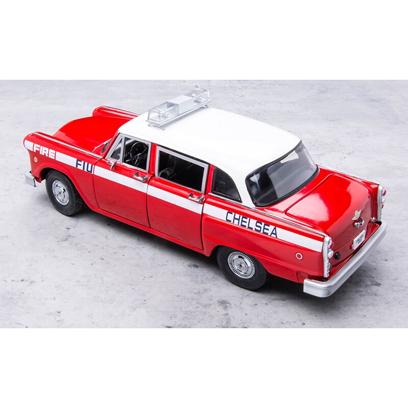 1/18 Scale Collection classic Diecast Alloy Checker A11 Fire Fight Taxi Cab Car Model Vehicle Toy traffic fans kids gift 1/18 Scale Collection classic Diecast Alloy Checker A11 Fire Fight Taxi Cab Car Model Vehicle Toy traffic fans kids gift