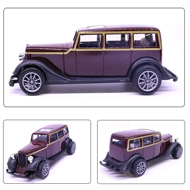 10.5CM Purple color 1:43 Scale Toy Car Metal Alloy Pull Back Diecast Classical Car Vehicles Model Children Kids Collection Toys