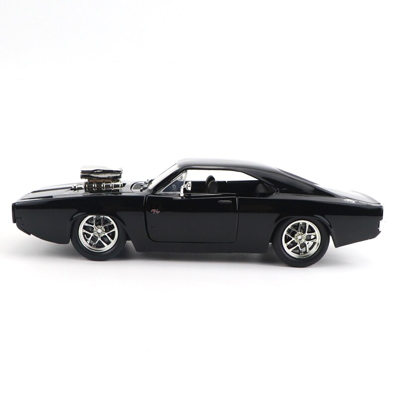 JADA 1:24 Scale Black Metal Alloy Charger R/T Fast 8 Car Model Diecast Vehicles Toys For Children