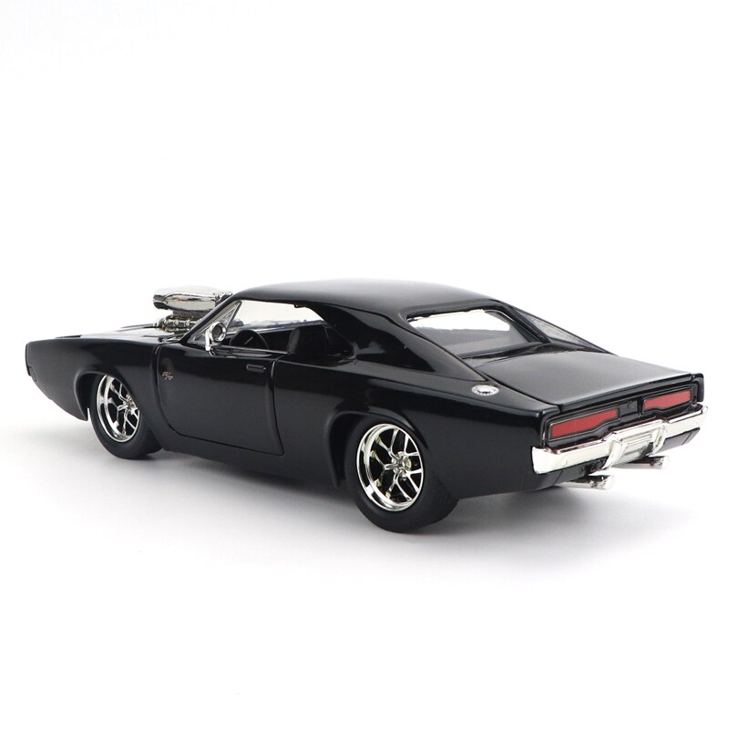 JADA 1:24 Scale Black Metal Alloy Charger R/T Fast 8 Car Model Diecast Vehicles Toys For Children