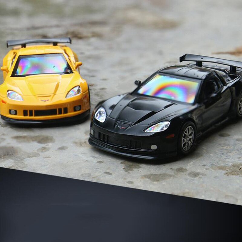 12.3CM 1:36 Scale Metal Alloy Corvette Racing Car Pull Back Diecast Vehicles Model Toys For Kids Children Collections 12.3CM 1:36 Scale Metal Alloy Corvette Racing Car Pull Back Diecast Vehicles Model Toys For Kids Children Collections