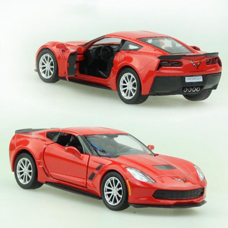 12.3CM 1:36 Scale Metal Alloy Corvette Racing Car Pull Back Diecast Vehicles Model Toys For Kids Children Collections 12.3CM 1:36 Scale Metal Alloy Corvette Racing Car Pull Back Diecast Vehicles Model Toys For Kids Children Collections
