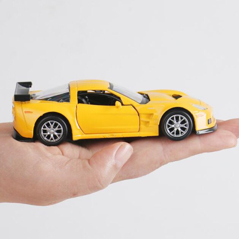 12.3CM 1:36 Scale Metal Alloy Corvette Racing Car Pull Back Diecast Vehicles Model Toys For Kids Children Collections 12.3CM 1:36 Scale Metal Alloy Corvette Racing Car Pull Back Diecast Vehicles Model Toys For Kids Children Collections