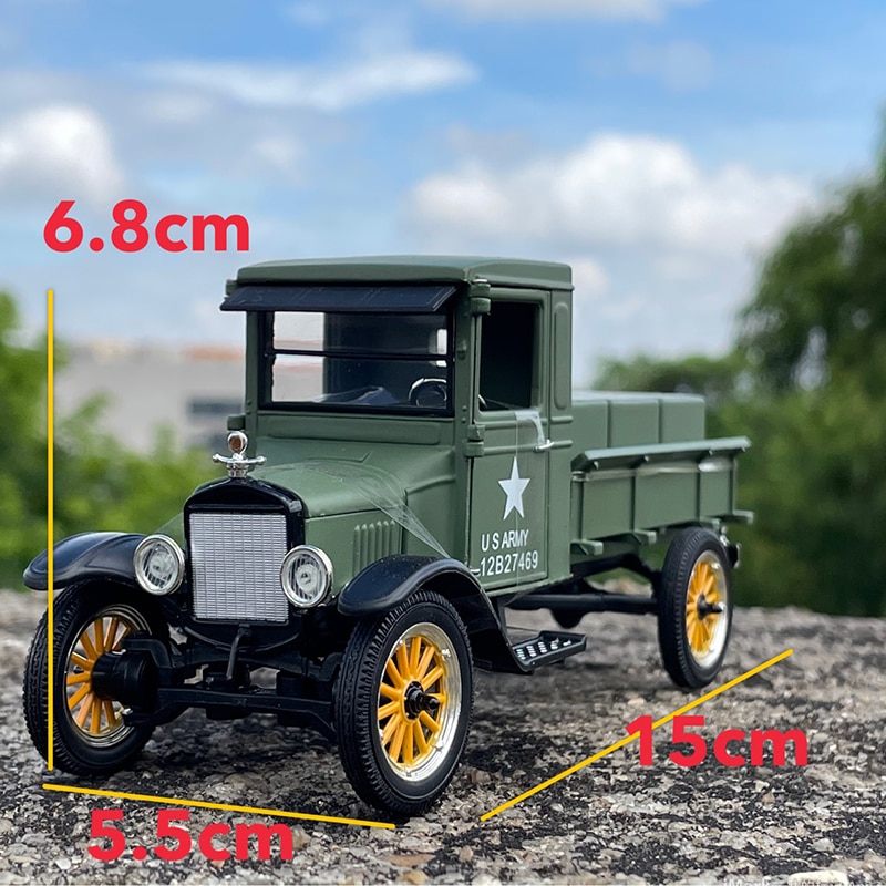 15CM 1:32 Scale Metal Alloy High Simulation Classic For Ford US Army Truck Model Diecast Vehicles Toys collection 15CM 1:32 Scale Metal Alloy High Simulation Classic For Ford US Army Truck Model Diecast Vehicles Toys collection