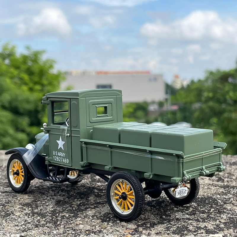 15CM 1:32 Scale Metal Alloy High Simulation Classic For Ford US Army Truck Model Diecast Vehicles Toys collection 15CM 1:32 Scale Metal Alloy High Simulation Classic For Ford US Army Truck Model Diecast Vehicles Toys collection