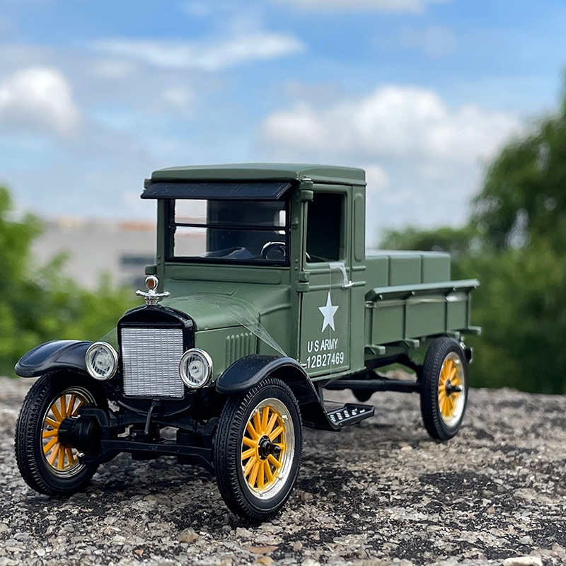15CM 1:32 Scale Metal Alloy High Simulation Classic For Ford US Army Truck Model Diecast Vehicles Toys collection 15CM 1:32 Scale Metal Alloy High Simulation Classic For Ford US Army Truck Model Diecast Vehicles Toys collection