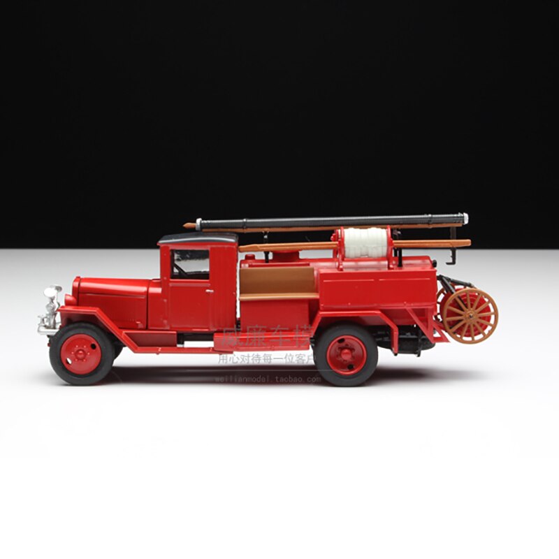 Diecast 1/43 Scale PM3-7 H602 Russia Fire Truck Classic Vehicle Alloy Car Model Collection Souvenir Ornaments Display Toy Diecast 1/43 Scale PM3-7 H602 Russia Fire Truck Classic Vehicle Alloy Car Model Collection Souvenir Ornaments Display Toy