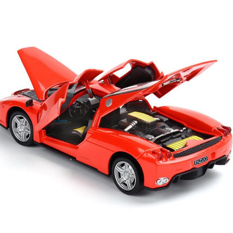 15CM 1/32 Toy Car Metal Alloy ENZO Sports Racing Pull Back Diecasts Vehicles Model Toys For Children Kids Collection display 15CM 1/32 Toy Car Metal Alloy ENZO Sports Racing Pull Back Diecasts Vehicles Model Toys For Children Kids Collection display