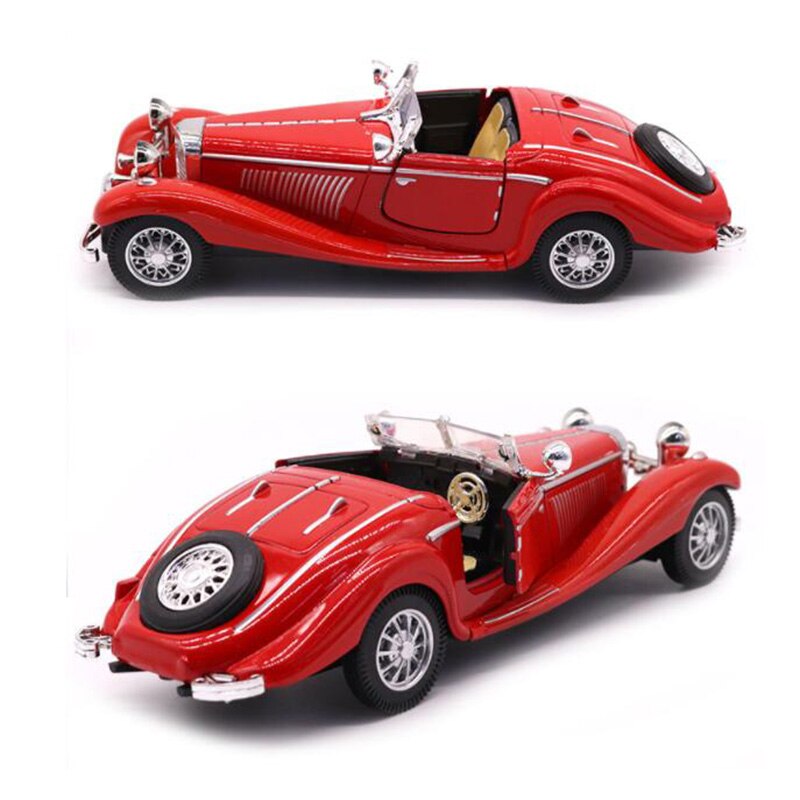Red color 1:28 Scale 16.8CM Metal Alloy Diecasts 500K Classic Pull Back 1936 car model Vehicles Toys For Kids Collection display Red color 1:28 Scale 16.8CM Metal Alloy Diecasts 500K Classic Pull Back 1936 car model Vehicles Toys For Kids Collection display