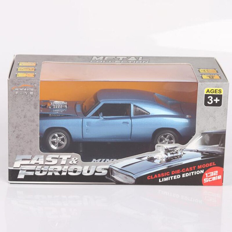 17CM 1:32 Scale 4 Color Metal Alloy 1970 ge Charger Fast car Pull back Model Diecast Vehicles Toys For Children