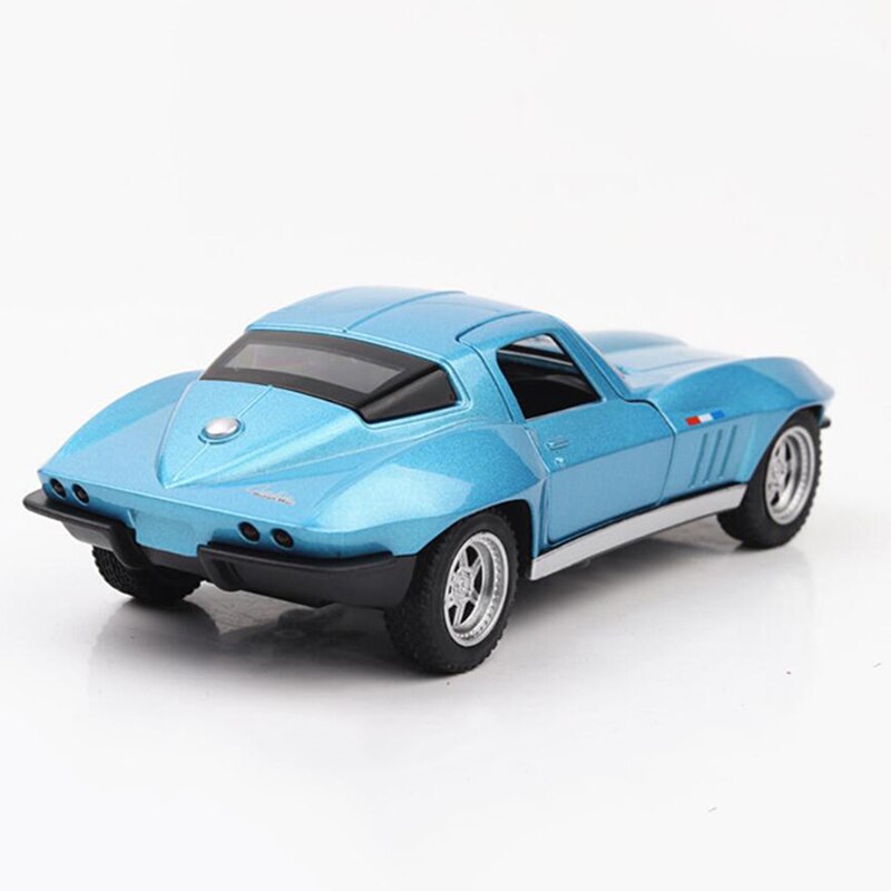 15.3CM 1:32 Scale Blue Color Metal Alloy Chevrolet Corvette C2 Racing Car Pull Back Diecast Vehicles Model Toys For Children 15.3CM 1:32 Scale Blue Color Metal Alloy Chevrolet Corvette C2 Racing Car Pull Back Diecast Vehicles Model Toys For Children
